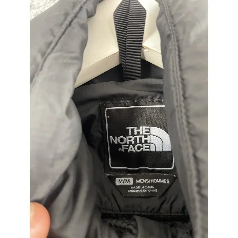 The North Face Jacket Mens Medium Black Windbreaker Full Zip Coat N251